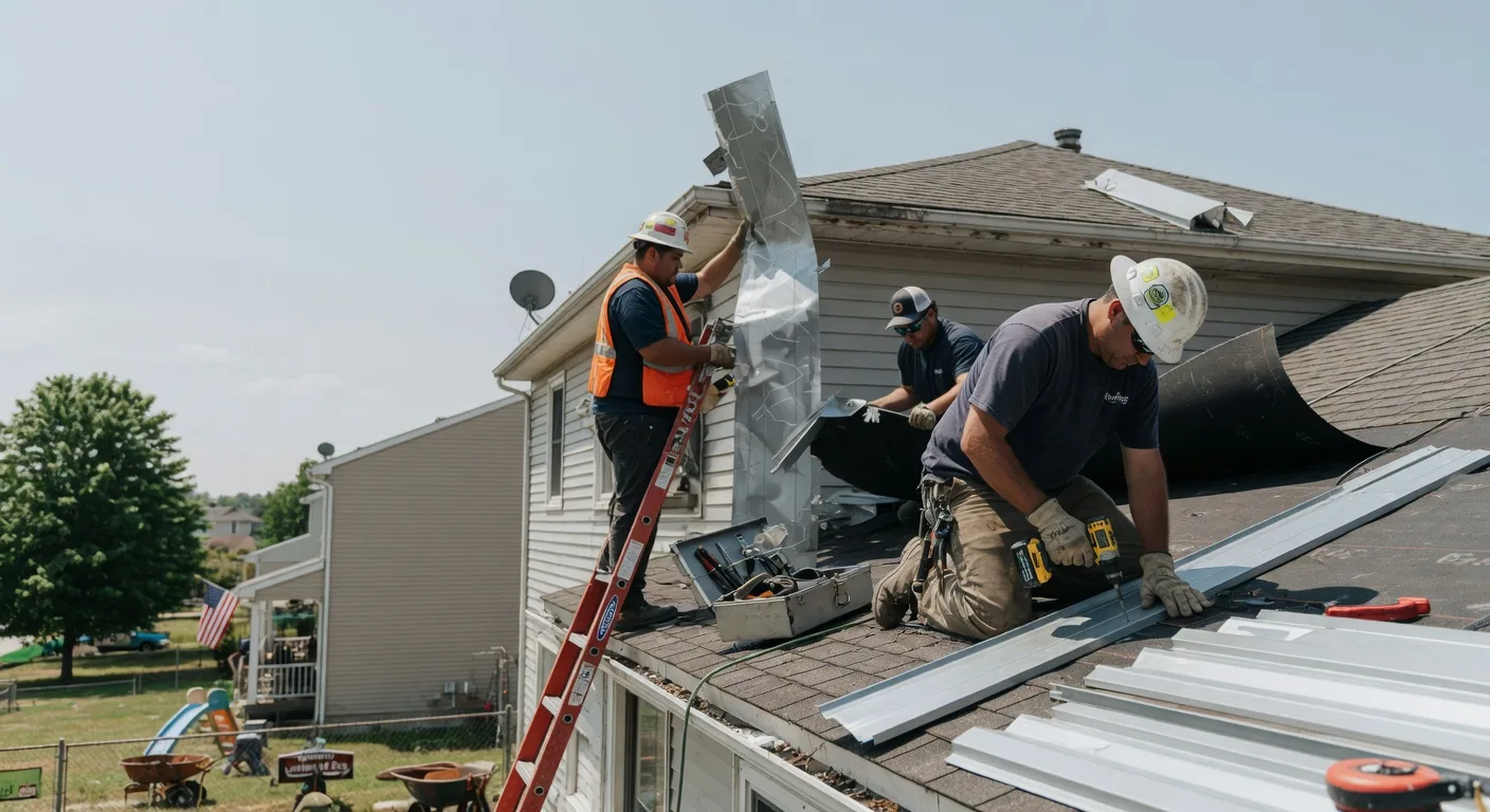 Storm Damage Metal Roof Repair in Towaoc, CO